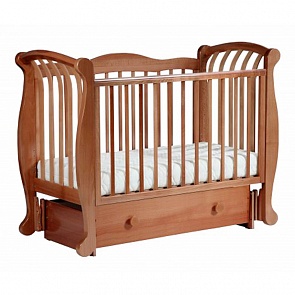 Кровать детская Лель БИ 555.3 Магнолия маятник продольный, светлый орех (Лель, LIEL_БИ 555.3_светлый орех)